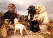Richard ansdell,R.A. The Lucky Dogs oil painting